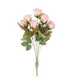 Rose 7 Branch Assorted 43cm