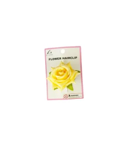 Rose Flower Hairclip Assorted 6cm