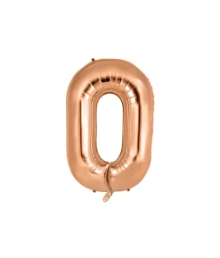 Rose Gold Alphabet Foil Balloon Letter O