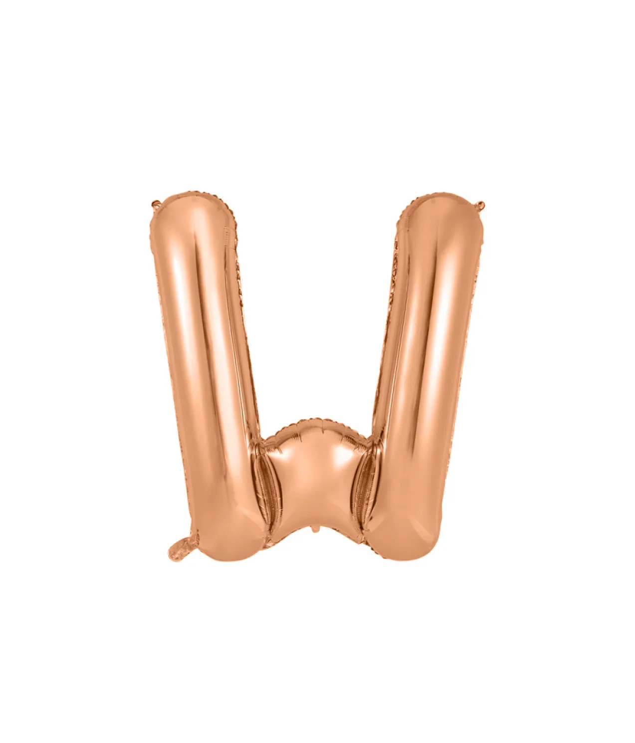 Rose Gold Alphabet Foil Balloon Letter W
