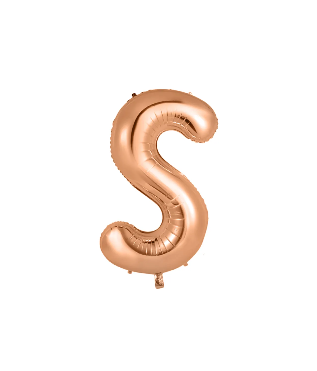 Rose Gold Alphabet Foil Balloon Letter S