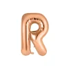 Rose Gold Alphabet Foil Balloon Letter R