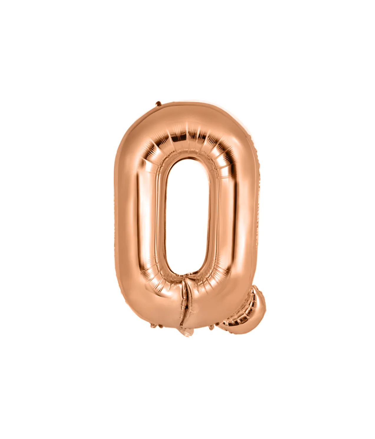 Rose Gold Alphabet Foil Balloon Letter Q