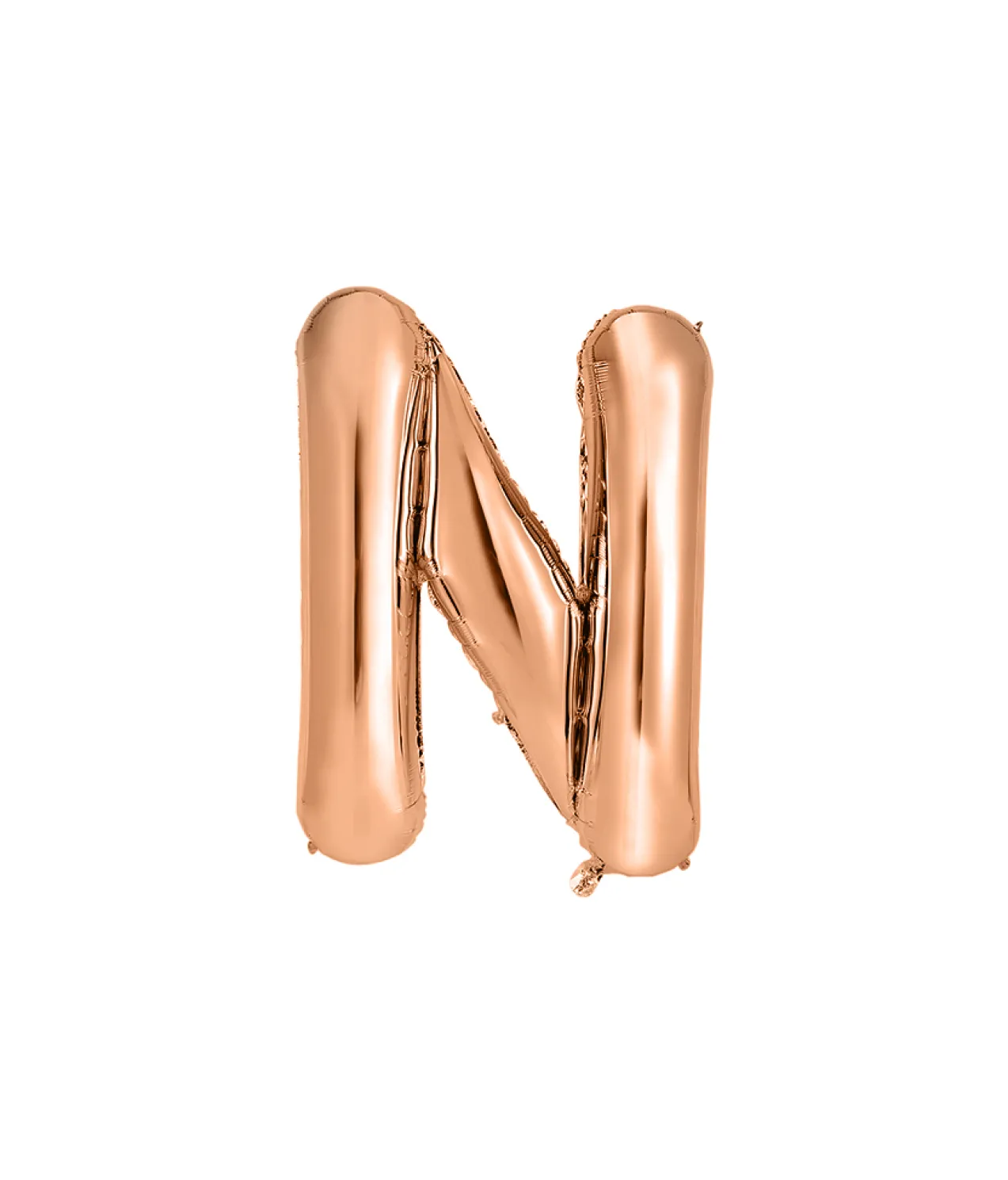 Rose Gold Alphabet Foil Balloon Letter N