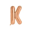 Rose Gold Alphabet Foil Balloon Letter K