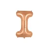 Rose Gold Alphabet Foil Balloon Letter I
