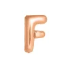 Rose Gold Alphabet Foil Balloon Letter F