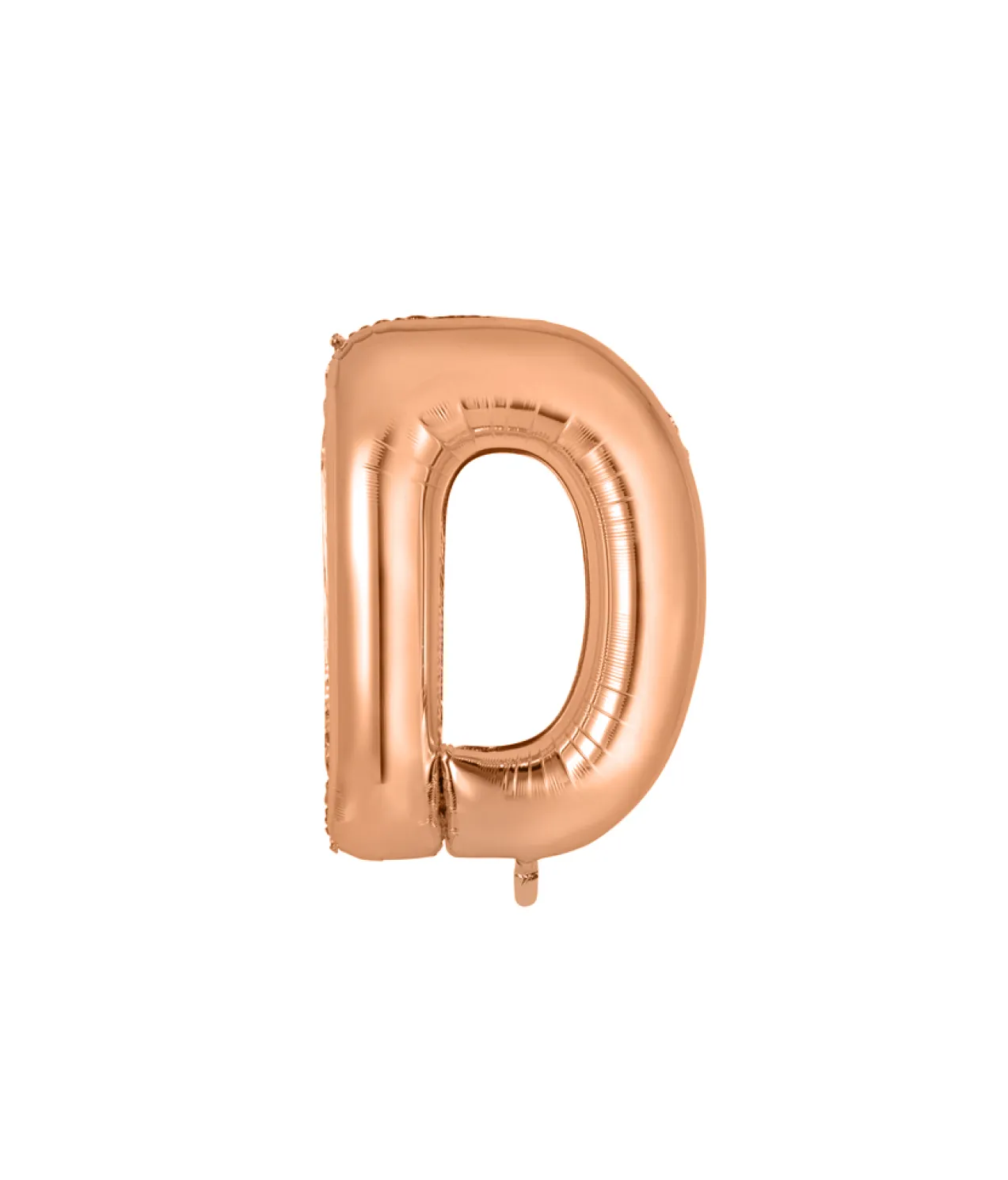 Rose Gold Alphabet Foil Balloon Letter D