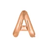 Rose Gold Alphabet Foil Balloon Letter A