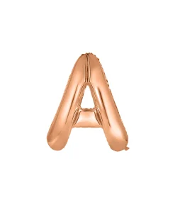 Rose Gold Alphabet Foil Balloon Letter A