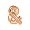 Rose Gold Alphabet Foil Balloon Letter &