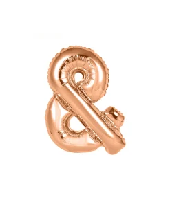Rose Gold Alphabet Foil Balloon Letter &