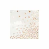 Rose Gold Dots Large Napkins 20pc