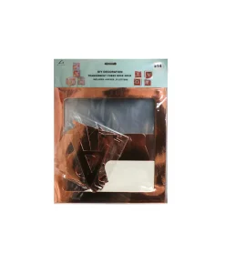 Rose Gold Transparent Decoration Cube Set