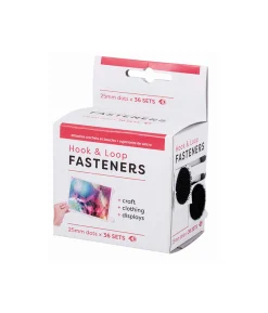 Round Hook And Loop Fasteners 36pc