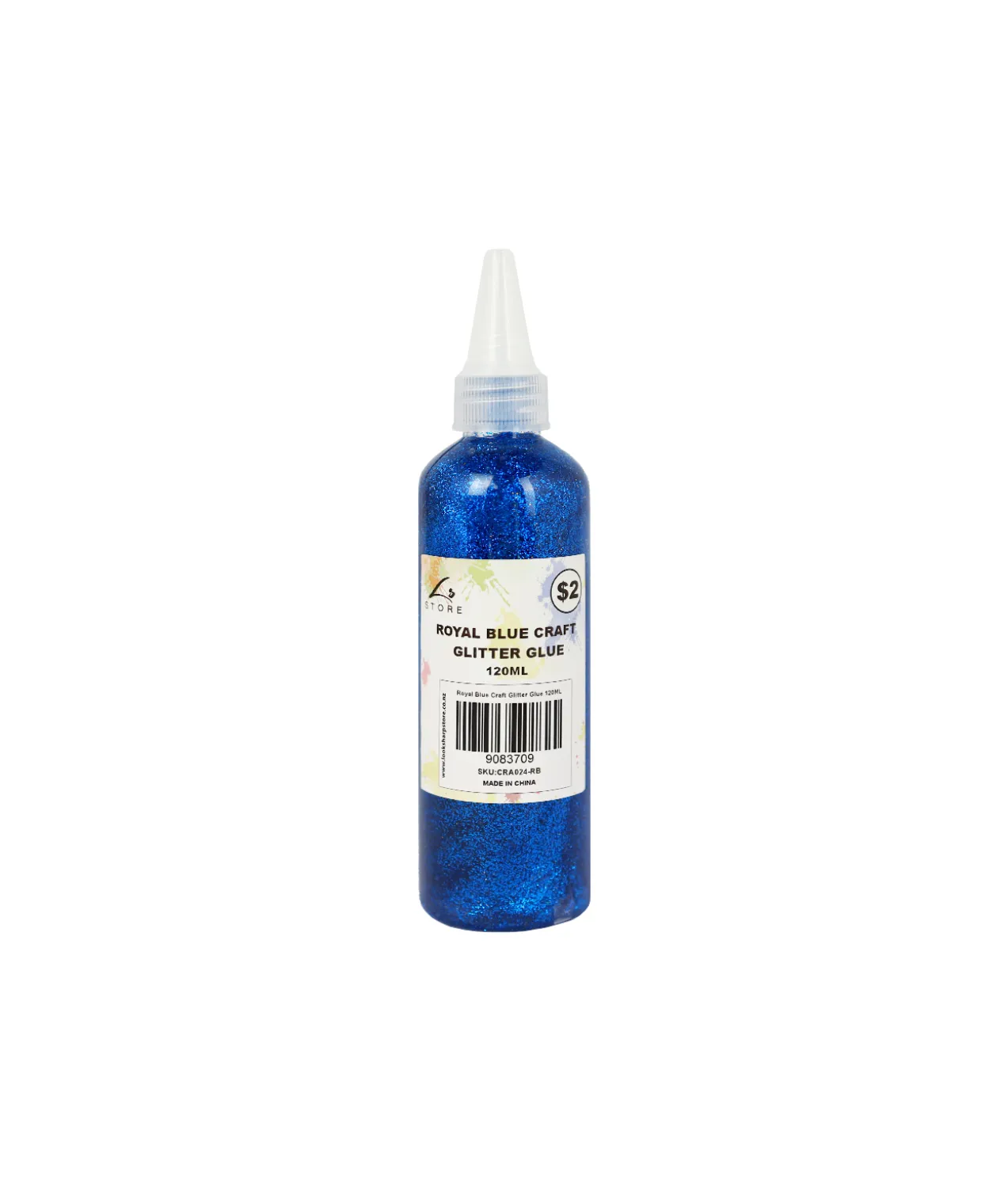 Royal Blue Craft Glitter Glue 120ml