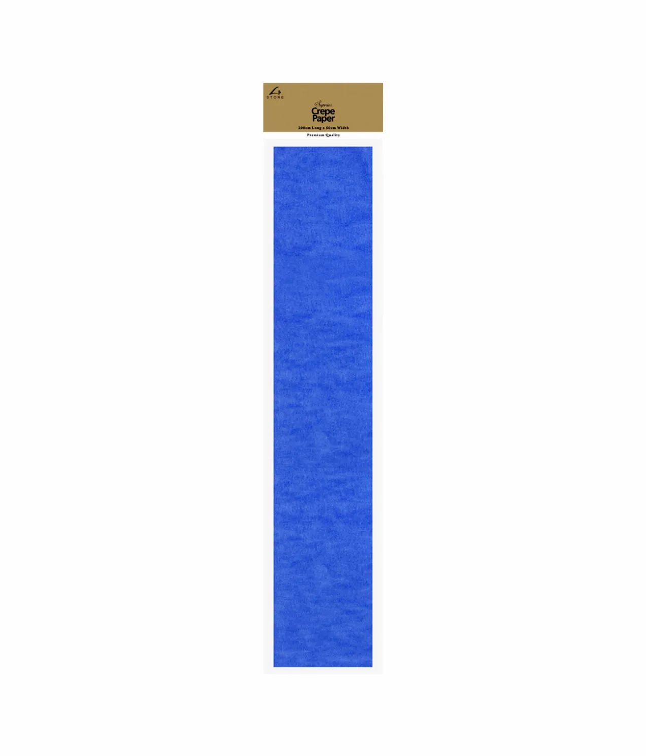 Royal Blue Crepe Paper 200x50cm