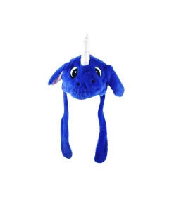 Royal Blue Rhinoceros Plush Hat