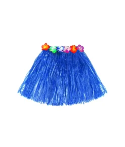 Royal Blue Short Hula Skirt 40cm