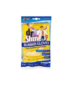 Rubber Gloves Yellow 2pk