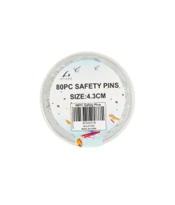 Safety Pins 80pc 4.3cm