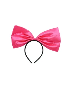 Satin Hot Pink Bow Headband 30cm