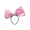 Satin Light Pink Bow Headband 30cm