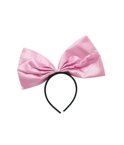 Satin Light Pink Bow Headband 30cm