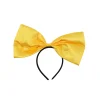 Satin Yellow Bow Headband 30cm