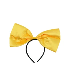 Satin Yellow Bow Headband 30cm
