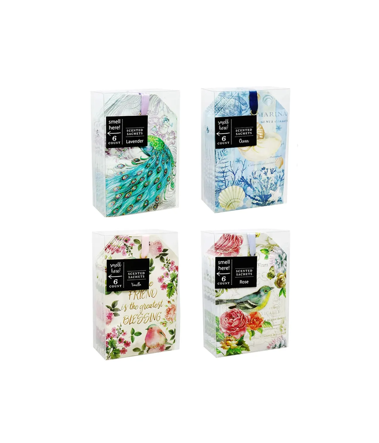 Scented Sachet Assorted 6pk