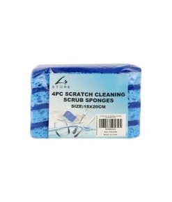 Scratch Cleaning Scrub Sponges 4pk