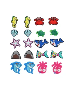 Sea Animals Shoe Charms 20pc