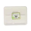 5 Section Biodegradable Plates 25pc 260 x 210 x 25 mm