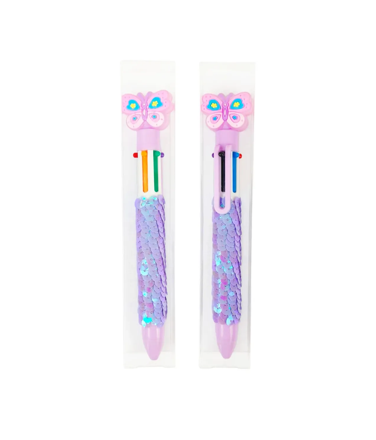 Sequin Butterfly Ballpoint Pen 16cm