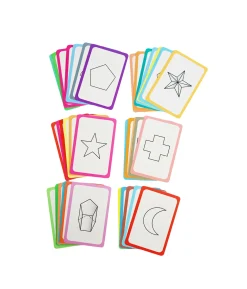 Shape Flash Card 36pc 7.8×11.7cm