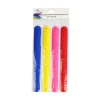 Silicone Ruler Slap Bracelet Set 4pc 2.5x 22.8cm