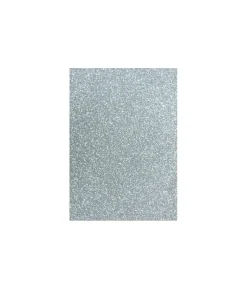 Silver A4 Glitter Cardboard 10pk