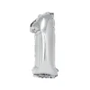 Silver Air Fill Number 1 Balloon