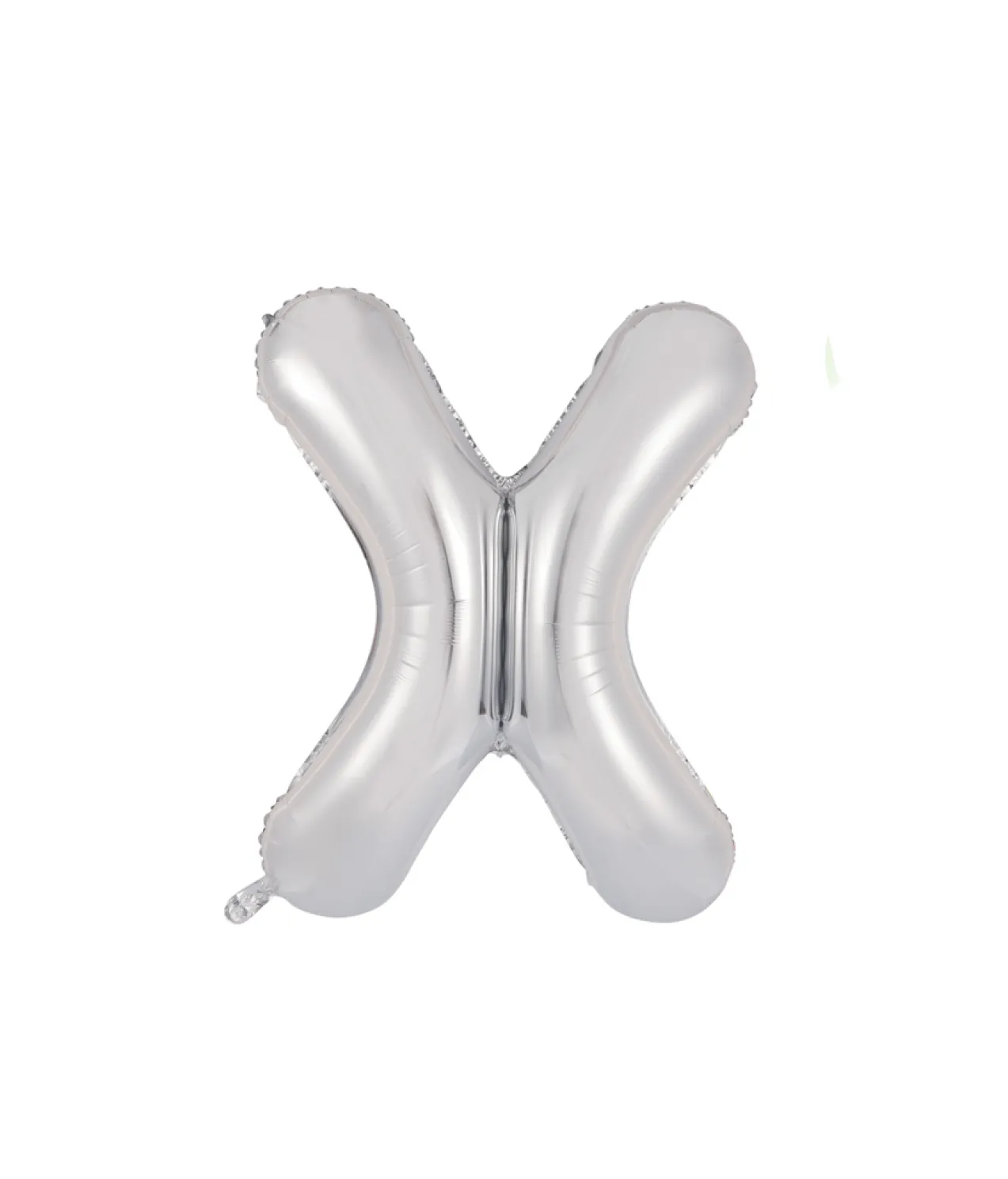 Silver Alphabet Foil Balloon Letter X
