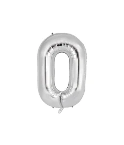 Silver Alphabet Foil Balloon Letter O