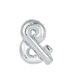 Silver Alphabet Foil Balloon Letter &