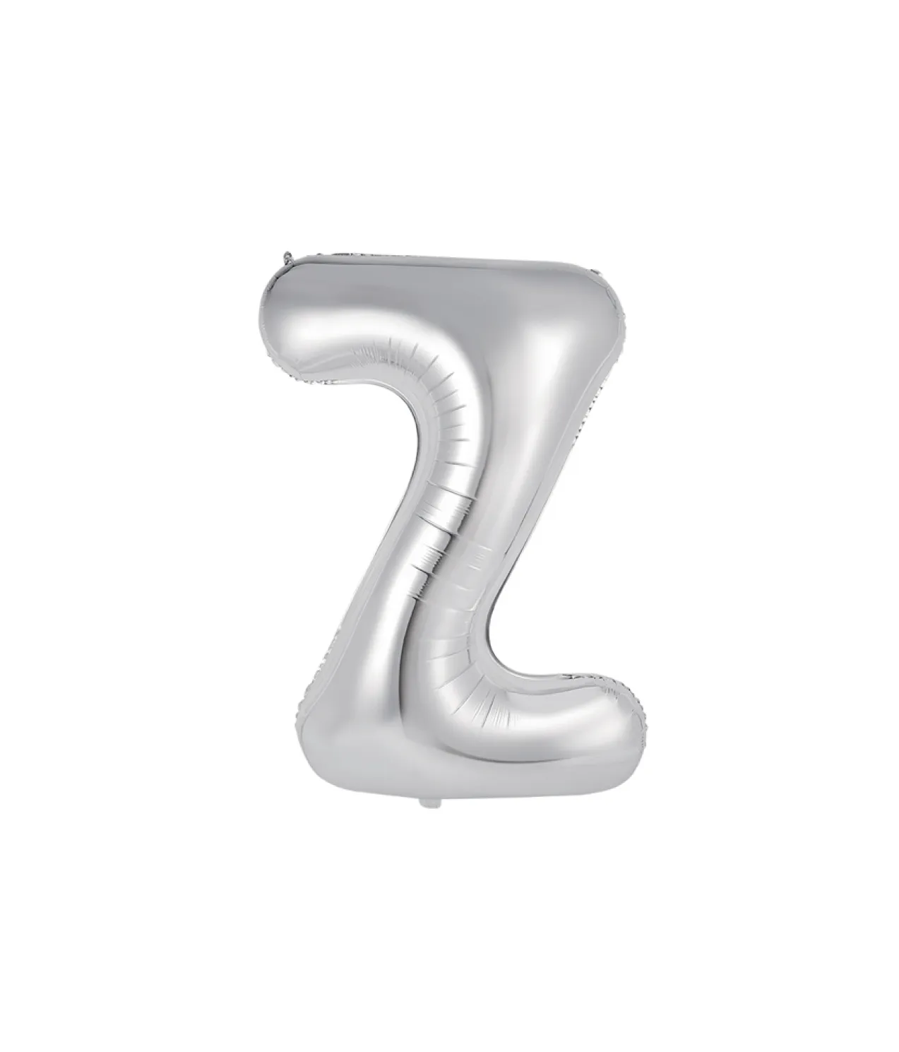 Silver Alphabet Foil Balloon Letter Z