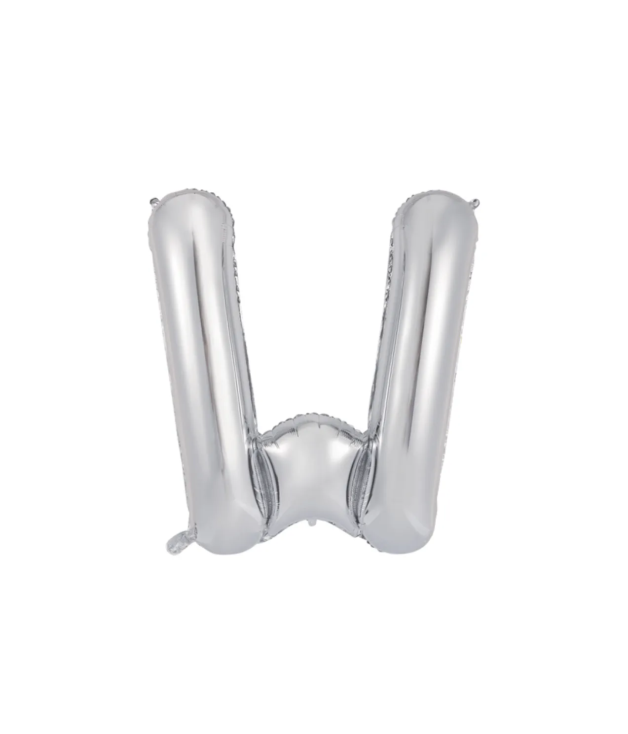 Silver Alphabet Foil Balloon Letter W