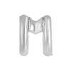 Silver Alphabet Foil Balloon Letter M