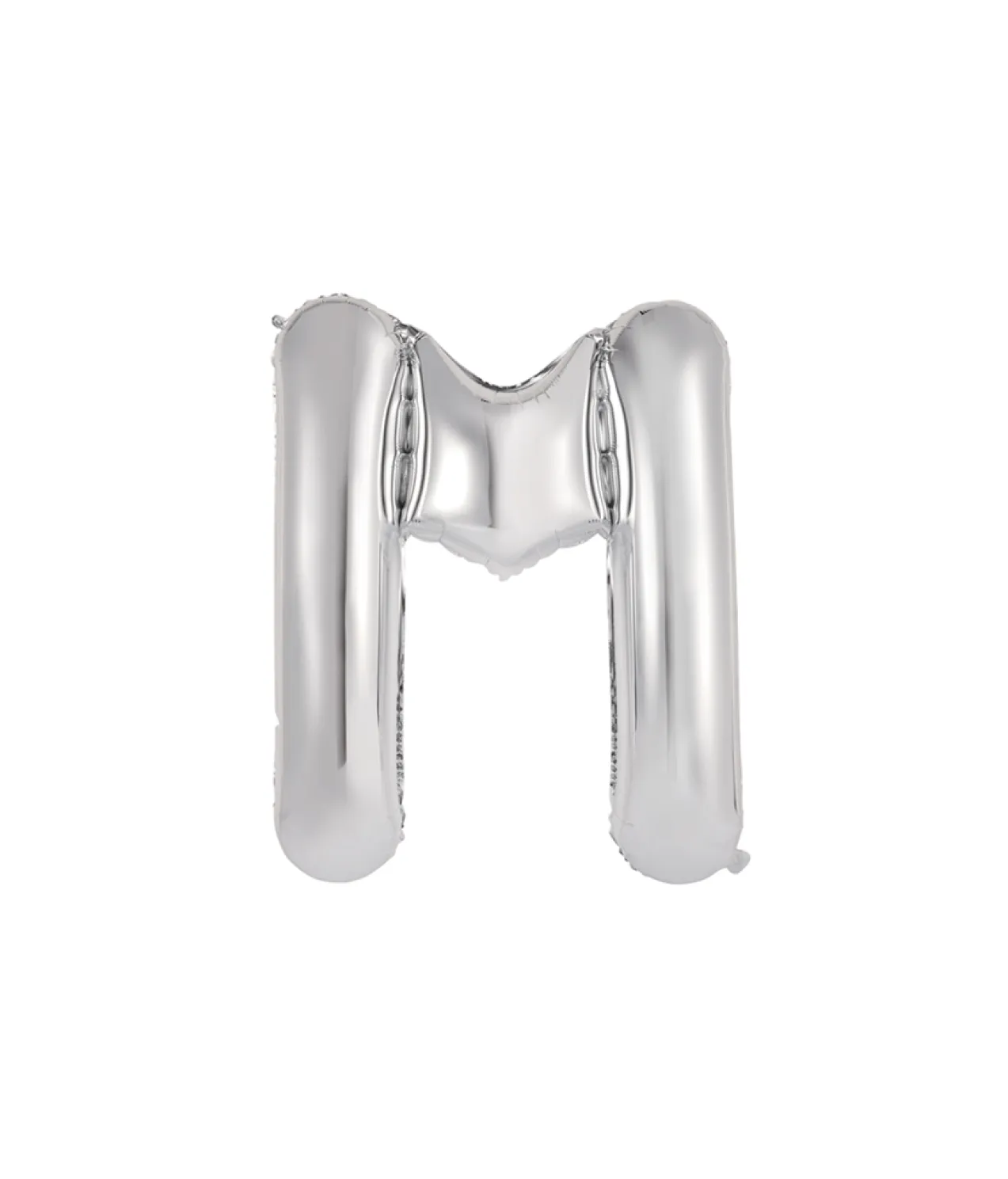 Silver Alphabet Foil Balloon Letter M