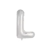 Silver Alphabet Foil Balloon Letter L