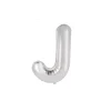 Silver Alphabet Foil Balloon Letter J