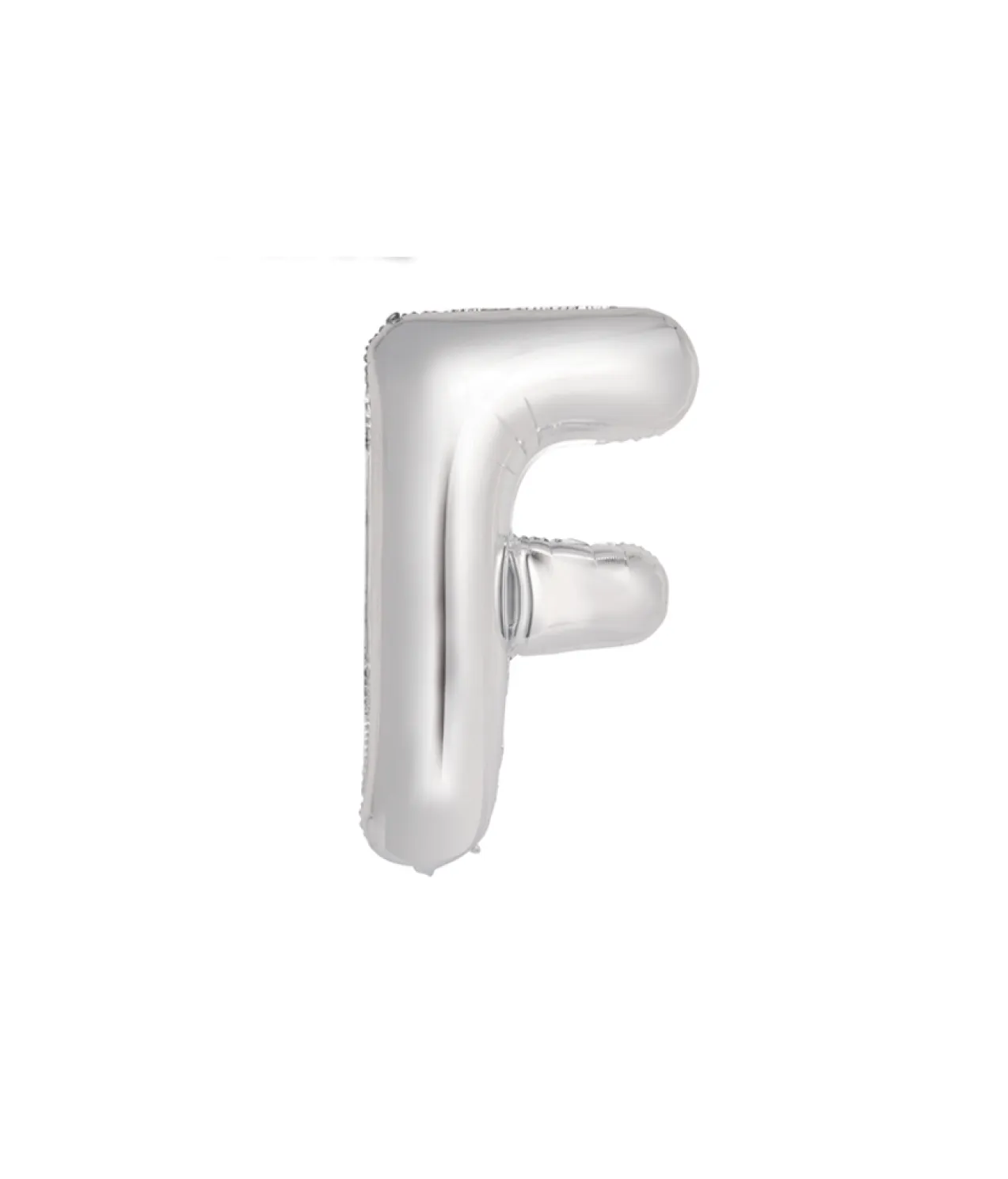 Silver Alphabet Foil Balloon Letter F