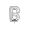Silver Alphabet Foil Balloon Letter B